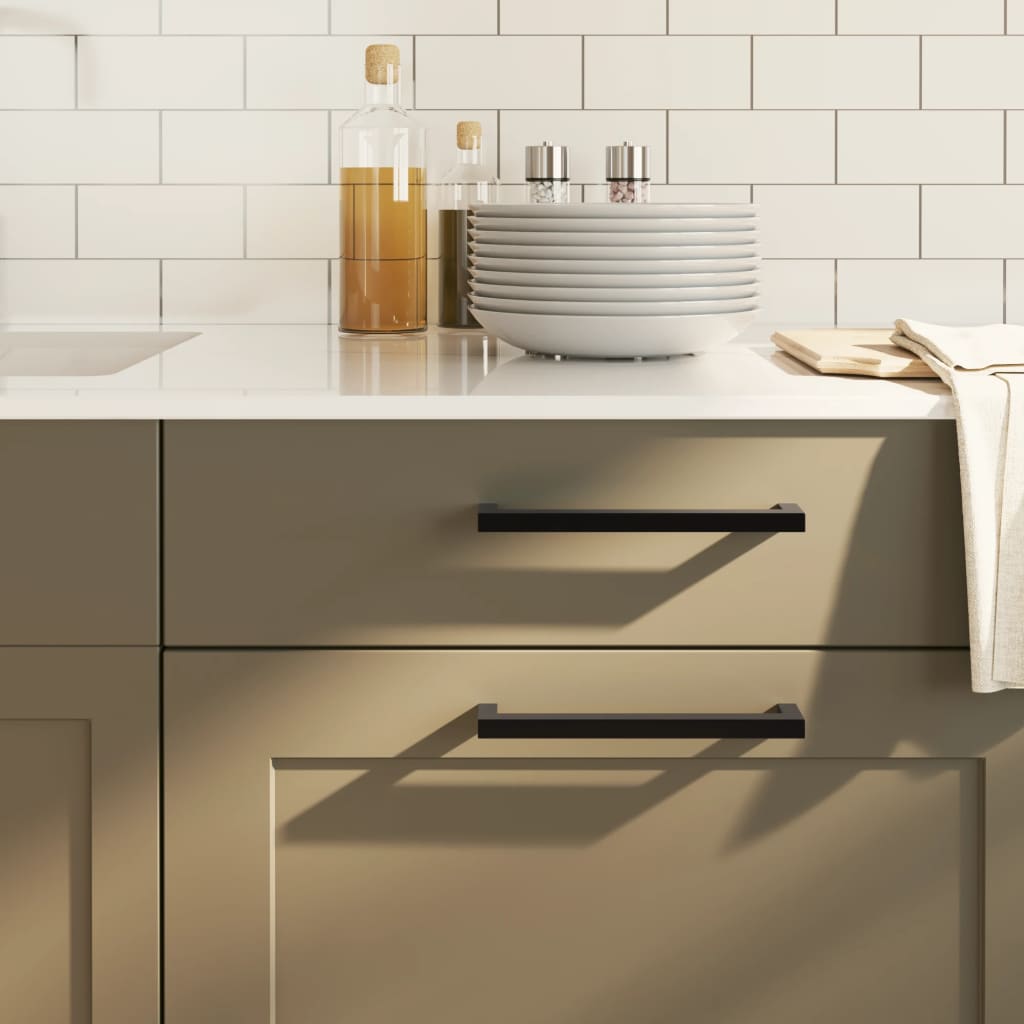 vidaXL Möbelgriffe 10 Stk. Silbern 64 mm Edelstahl