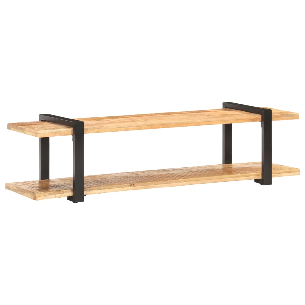 TV-Regal 130x40x40 cm Massivholz Mango