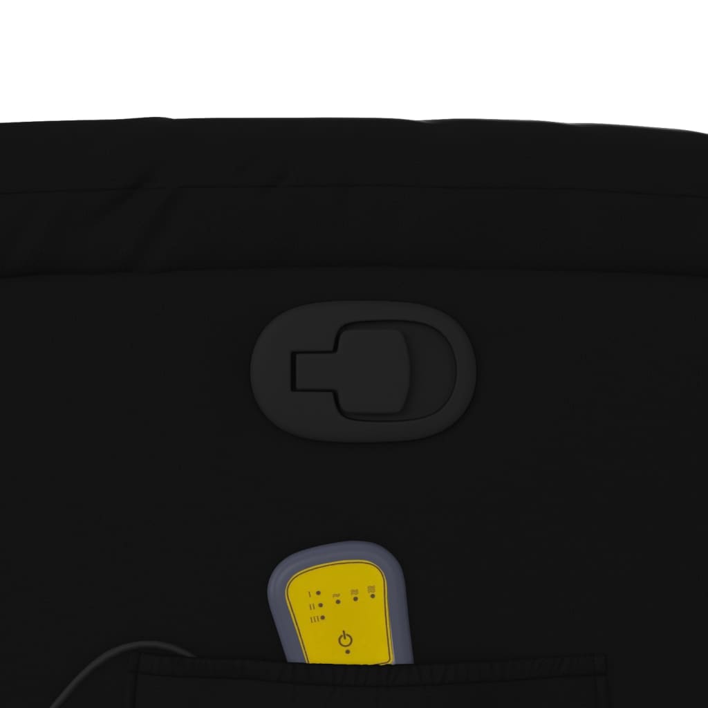 vidaXL Massage-Relaxsessel, Kunstleder, Schwarz