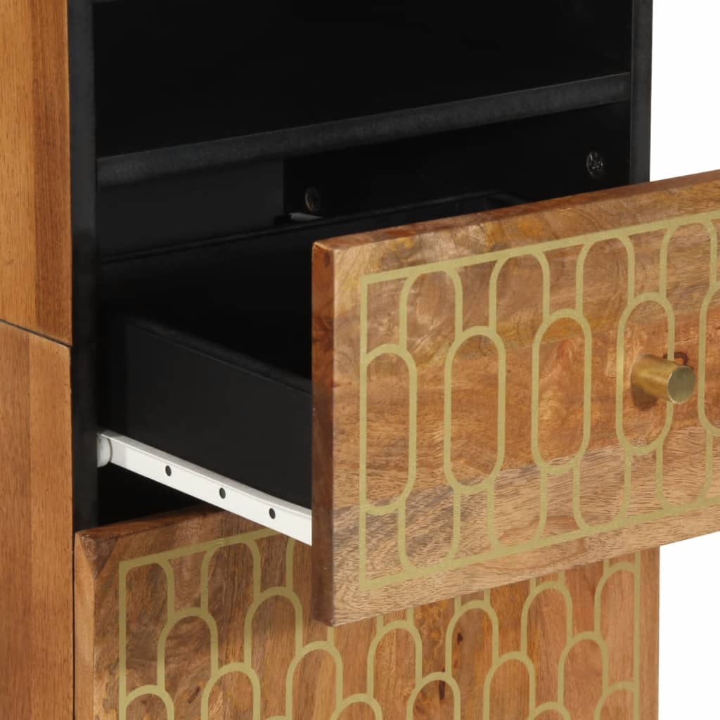 vidaXL 3-tlg. Badmöbel-Set Massivholz Mango