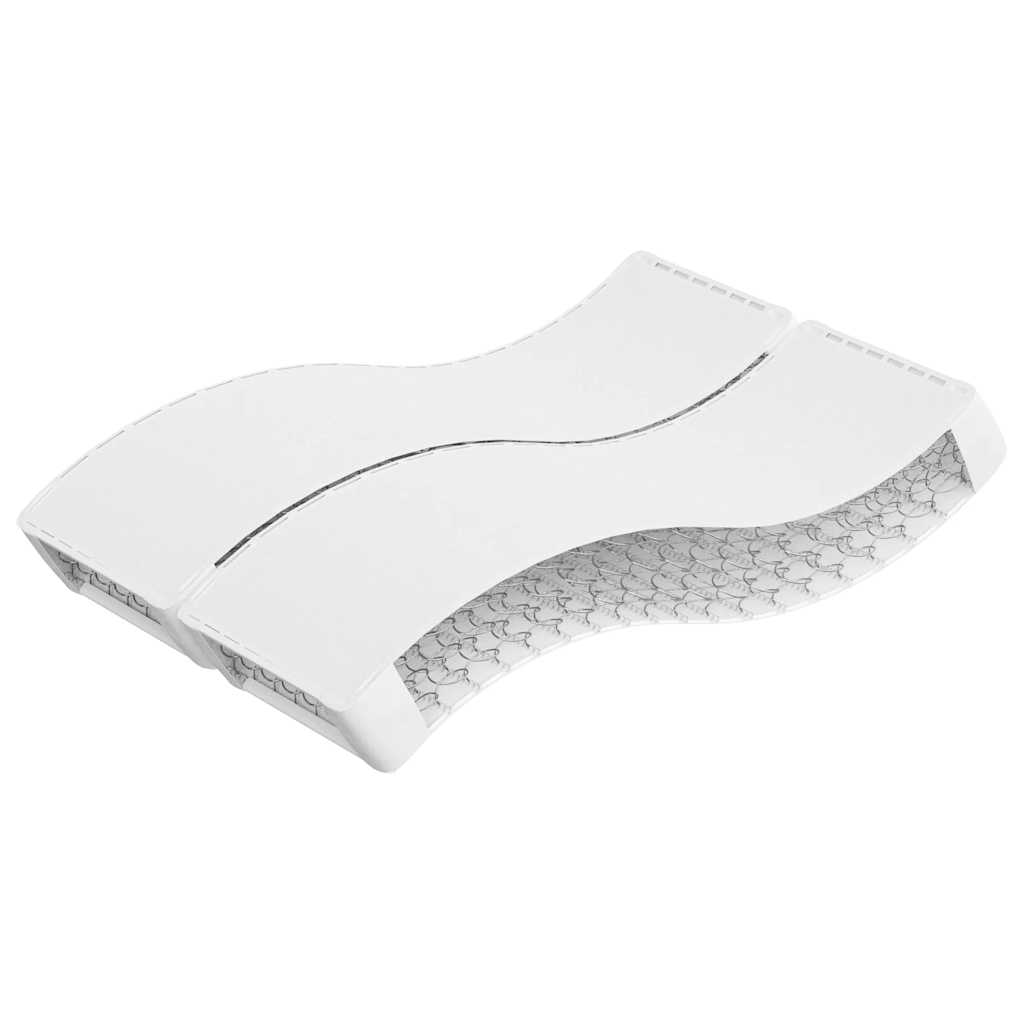 vidaXL Matratze Bonnell-Federkern Mittel 120x200 cm