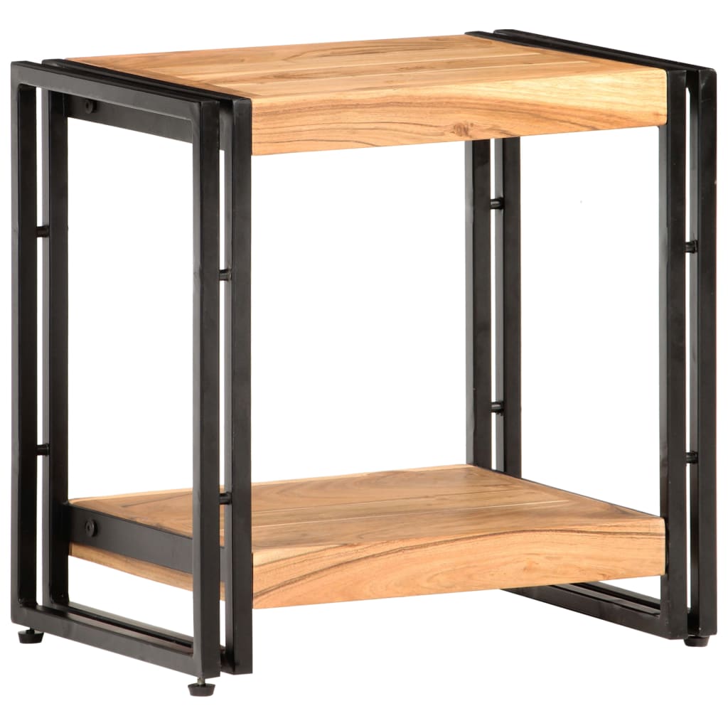 Beistelltisch 40x30x40 cm Raues Mangoholz