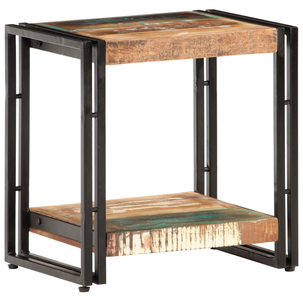 Beistelltisch 40x30x40 cm Raues Mangoholz