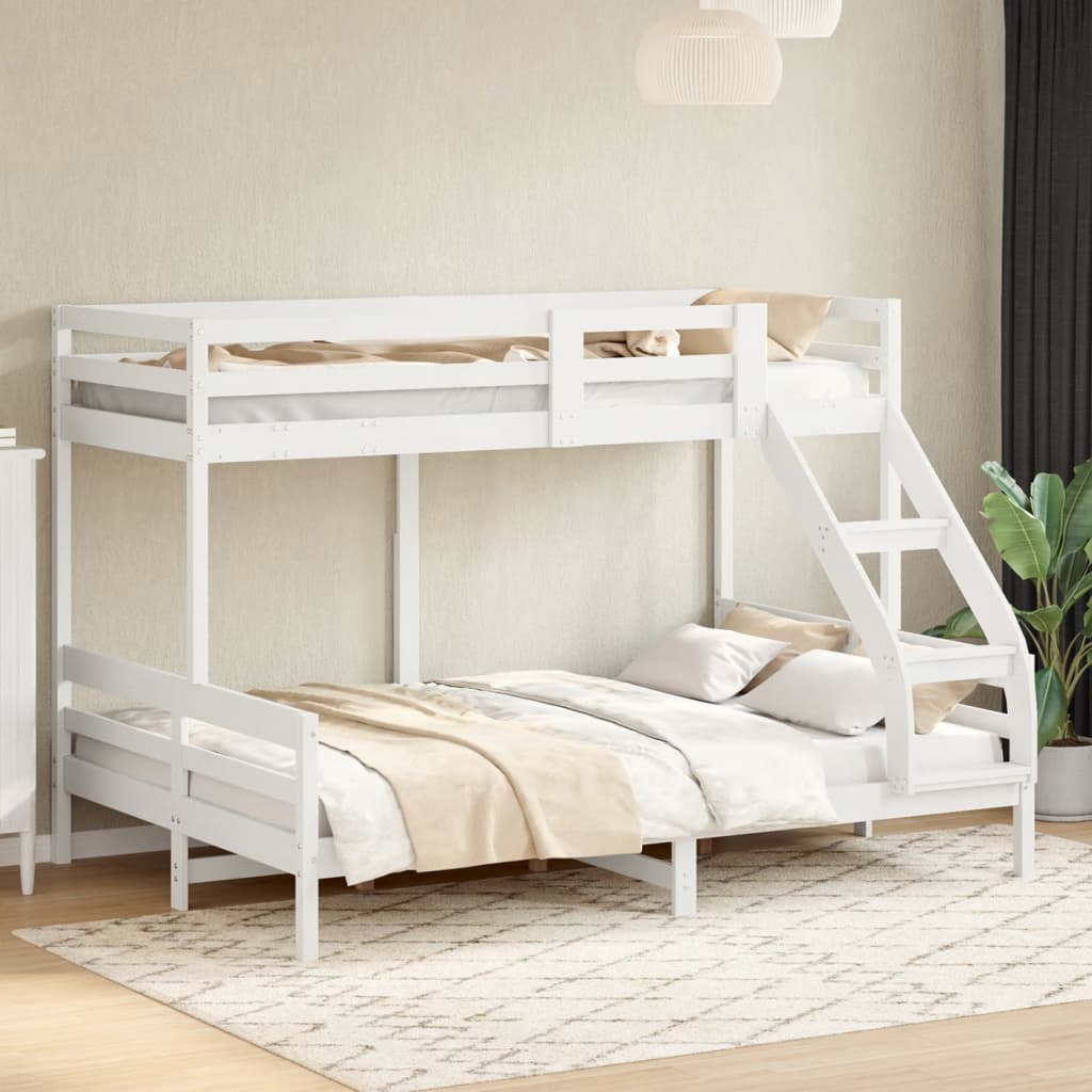 Etagenbett 80x200/140x200 cm Massivholz Kiefer