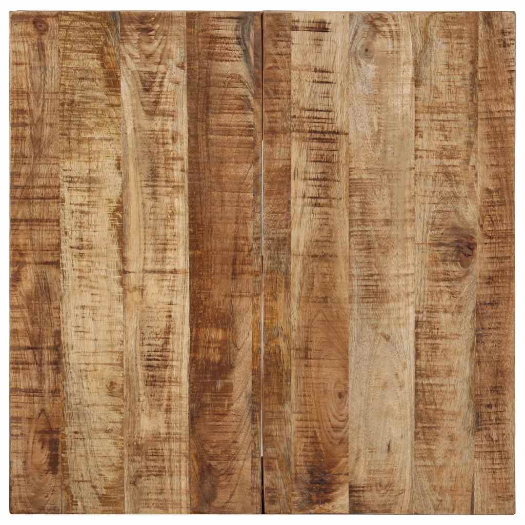 vidaXL Couchtisch 68x68x41 cm Raues Mangoholz