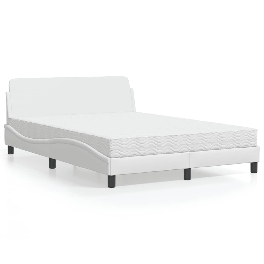 Bett mit Matratze "Dover" Schwarz 80x200 cm Kunstleder