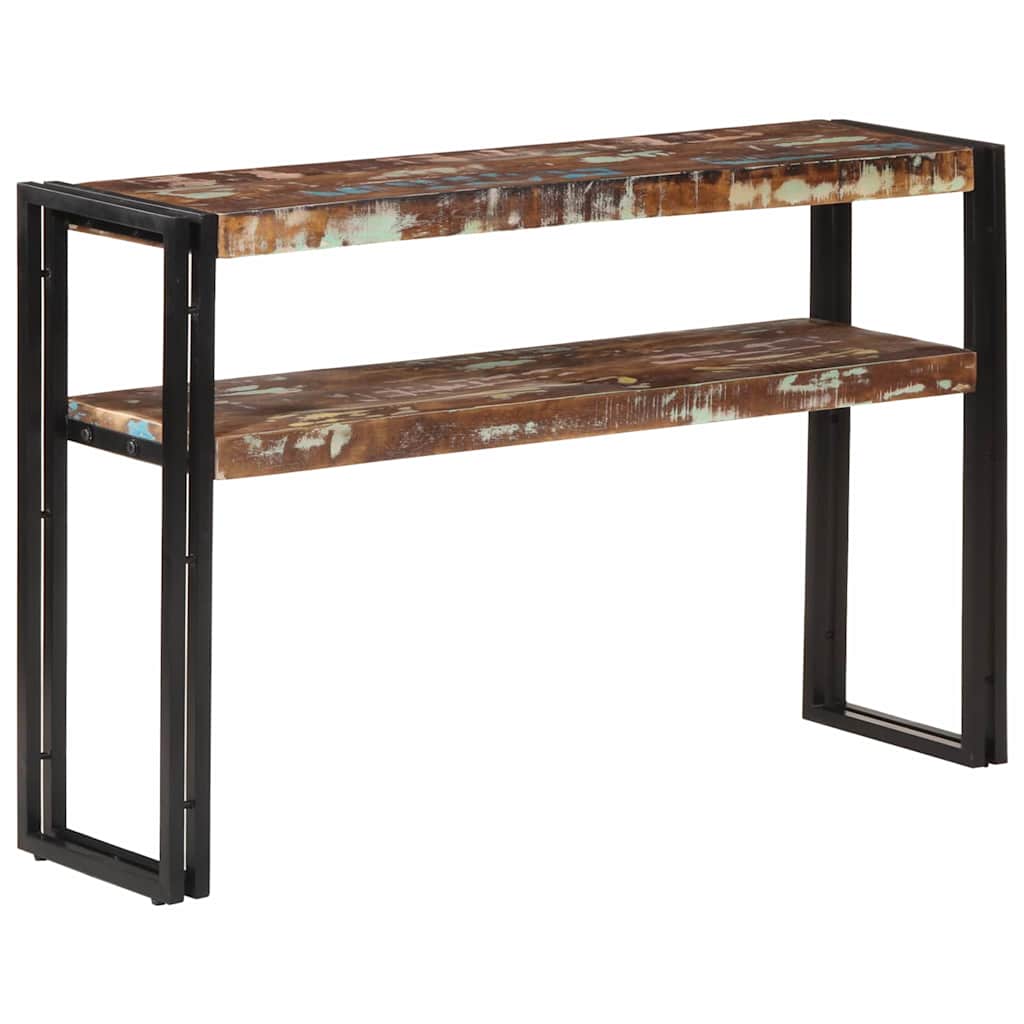 Konsolentisch 90x30x75 cm Raues Mangoholz