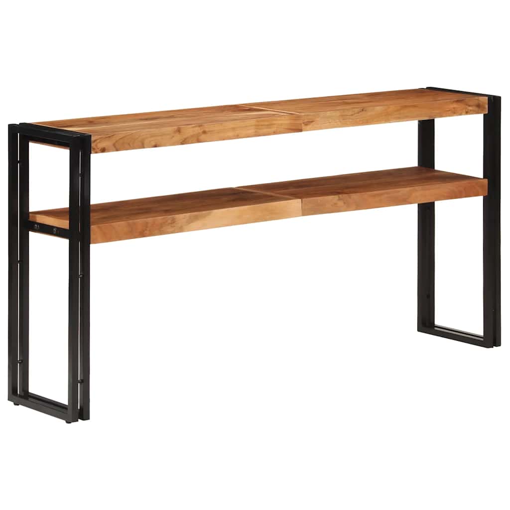 Konsolentisch 90x30x75 cm Raues Mangoholz