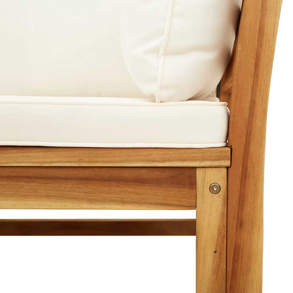 vidaXL 6-tlg. Garten-Lounge-Set mit Kissen Massivholz Akazie