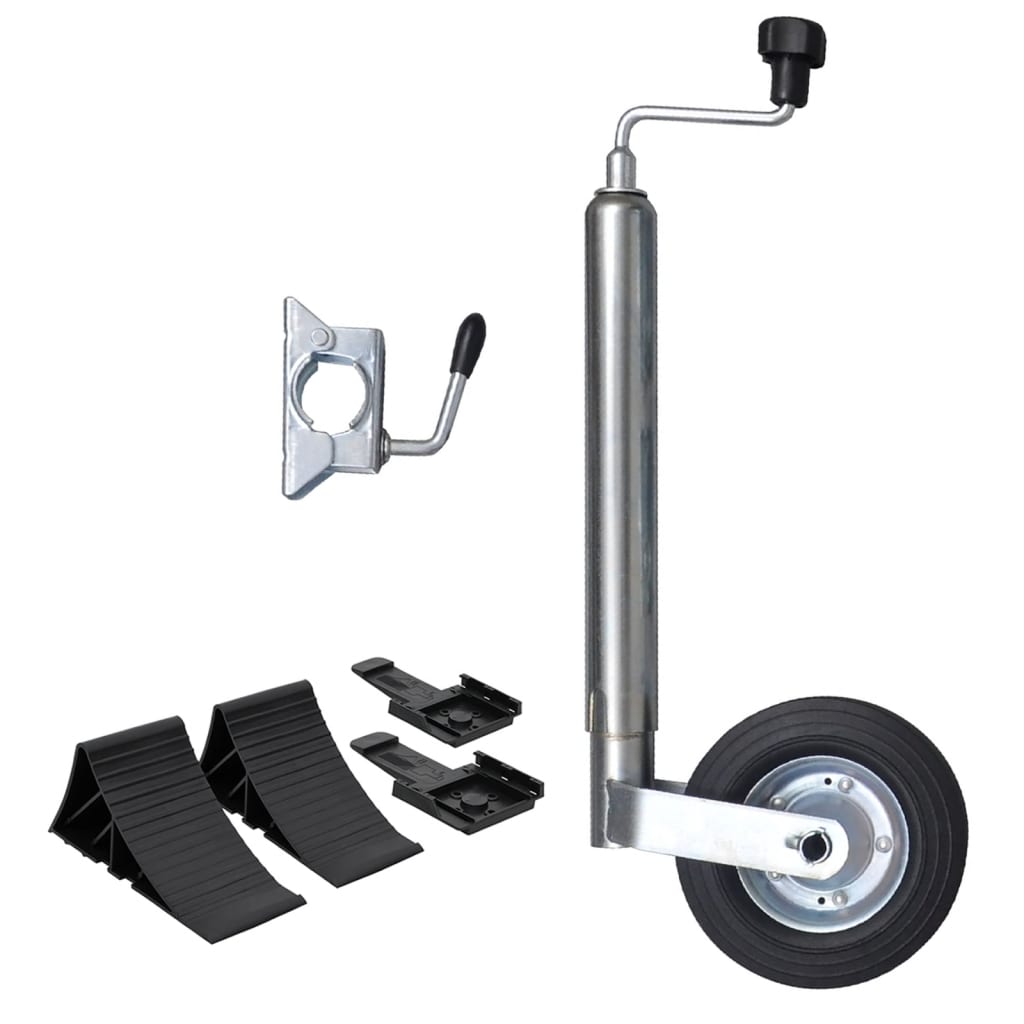 vidaXL Stützrad für Anhänger 48 mm Verzinkter Stahl