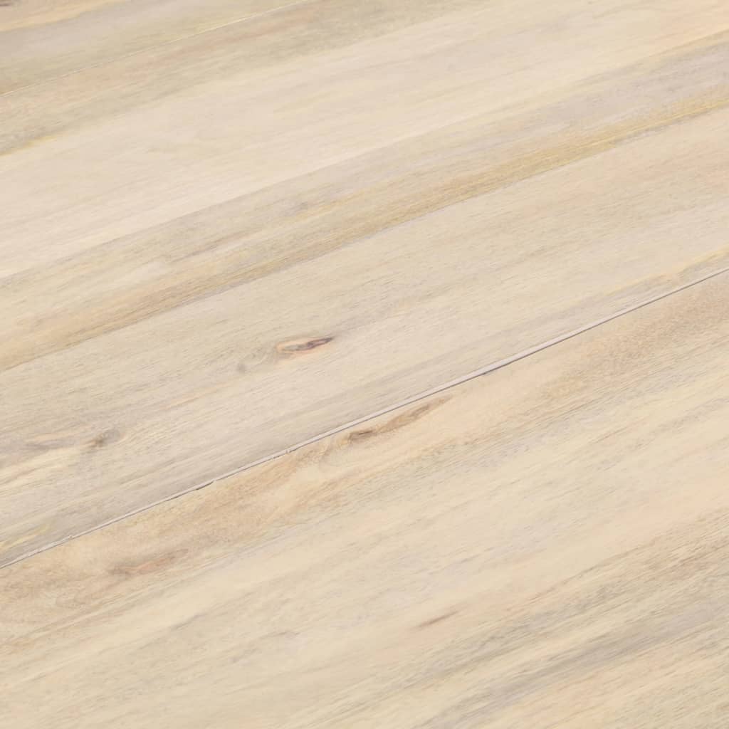 vidaXL Esstisch Rund 110x76 cm Mango Massivholz
