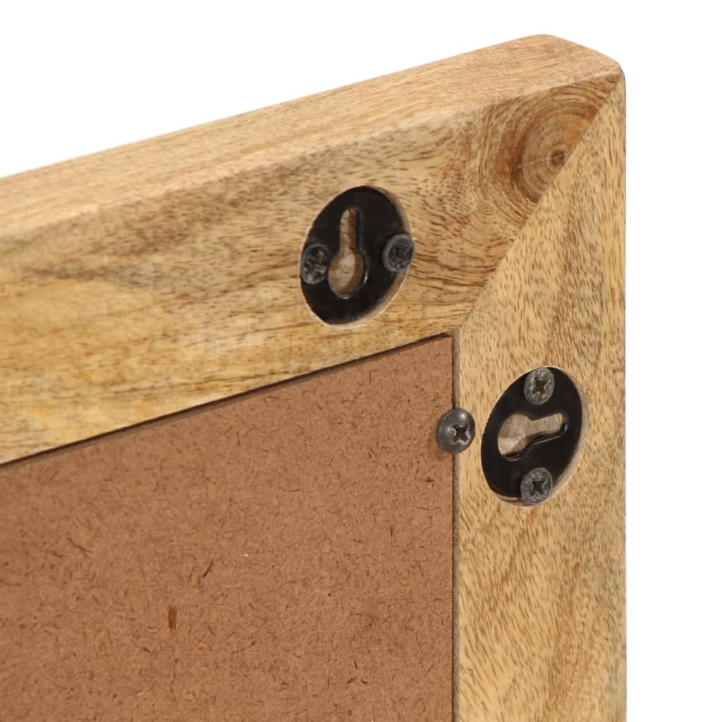 vidaXL 3-tlg. Badmöbel-Set Raues Mangoholz