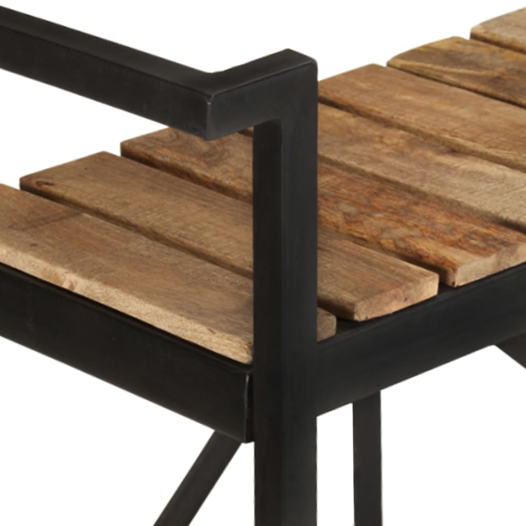 vidaXL Küchenwagen 87x36x81 cm Mango Massivholz