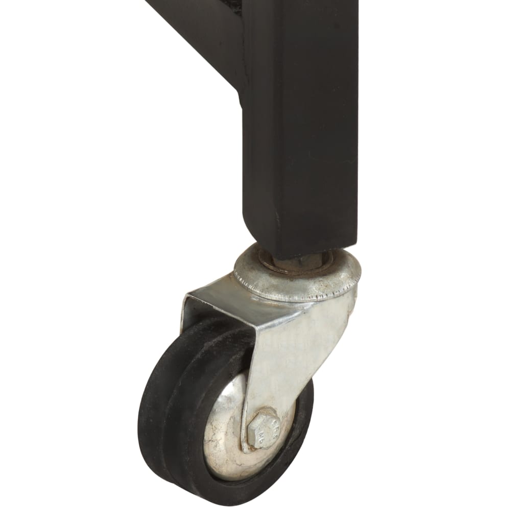 vidaXL Küchenwagen 87x36x81 cm Mango Massivholz