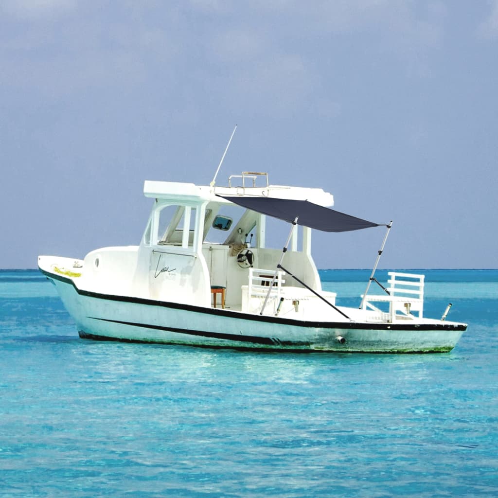 vidaXL T-Top-Beschattungsverlängerung Weiß 170x170x(113-182,5) cm