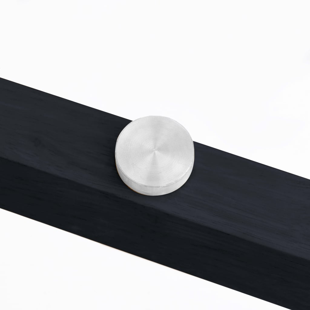 vidaXL Esstisch Transparent 80 cm Hartglas