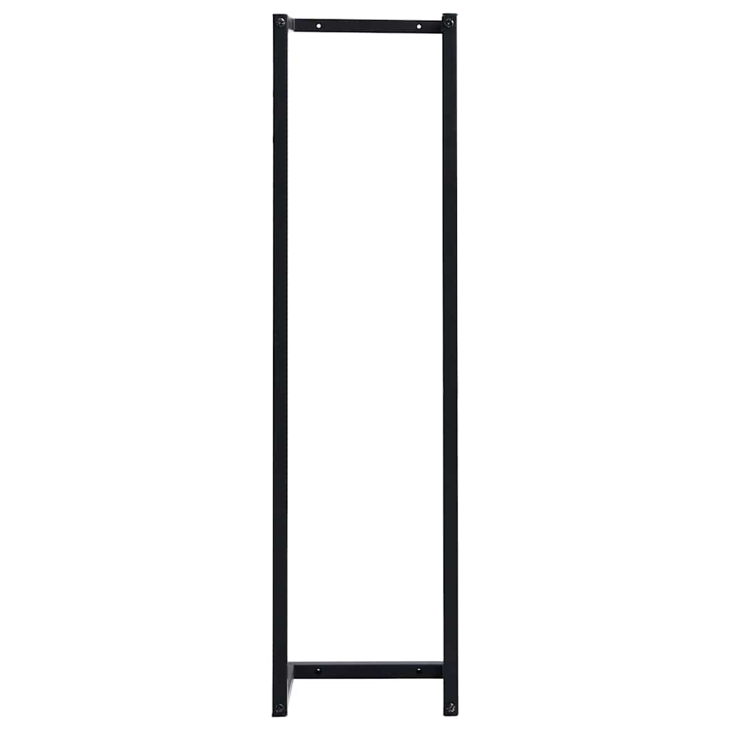 vidaXL Handtuchständer Schwarz 25x20x95 cm Eisen