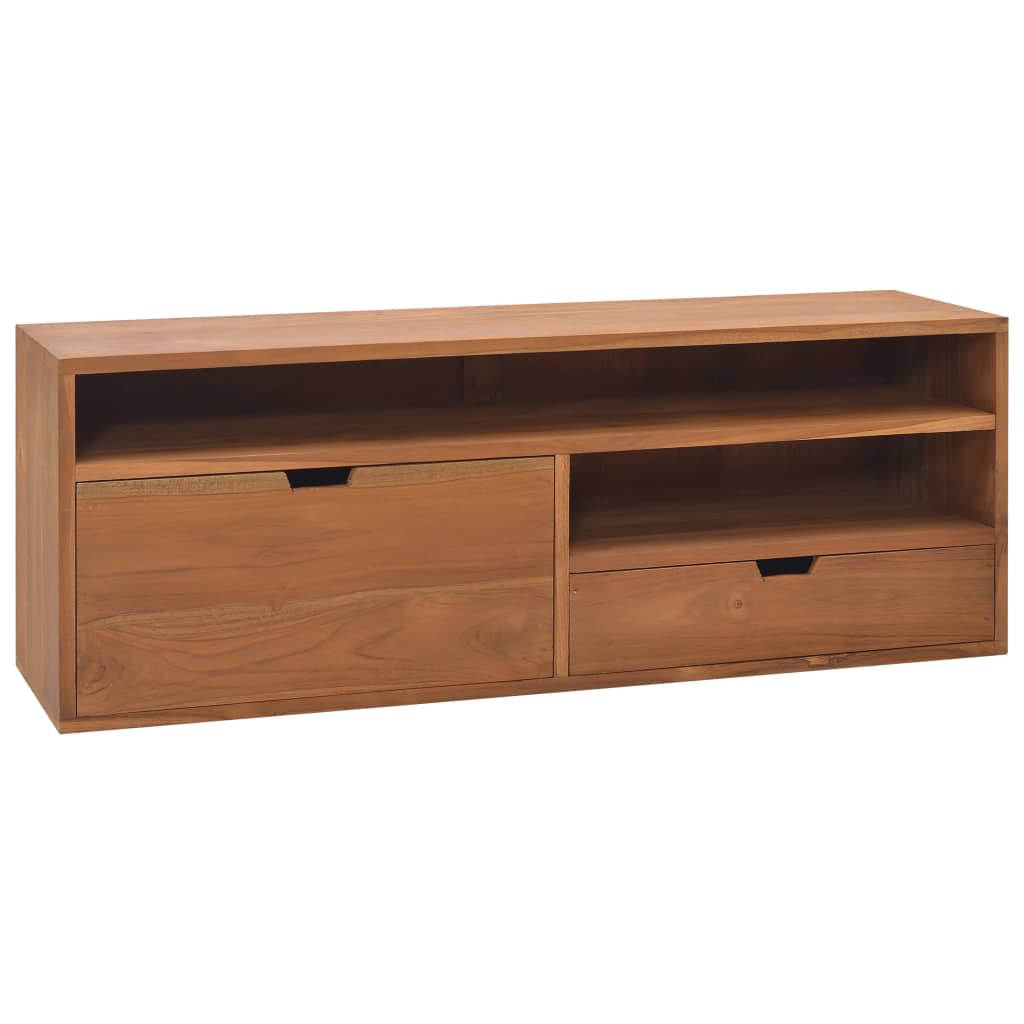 vidaXL TV-Schrank 90x30x40 cm Massivholz Teak