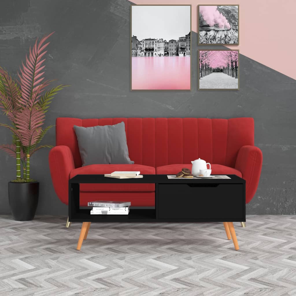 vidaXL Couchtisch Weiß 100x49,5x43 cm Holzwerkstoff