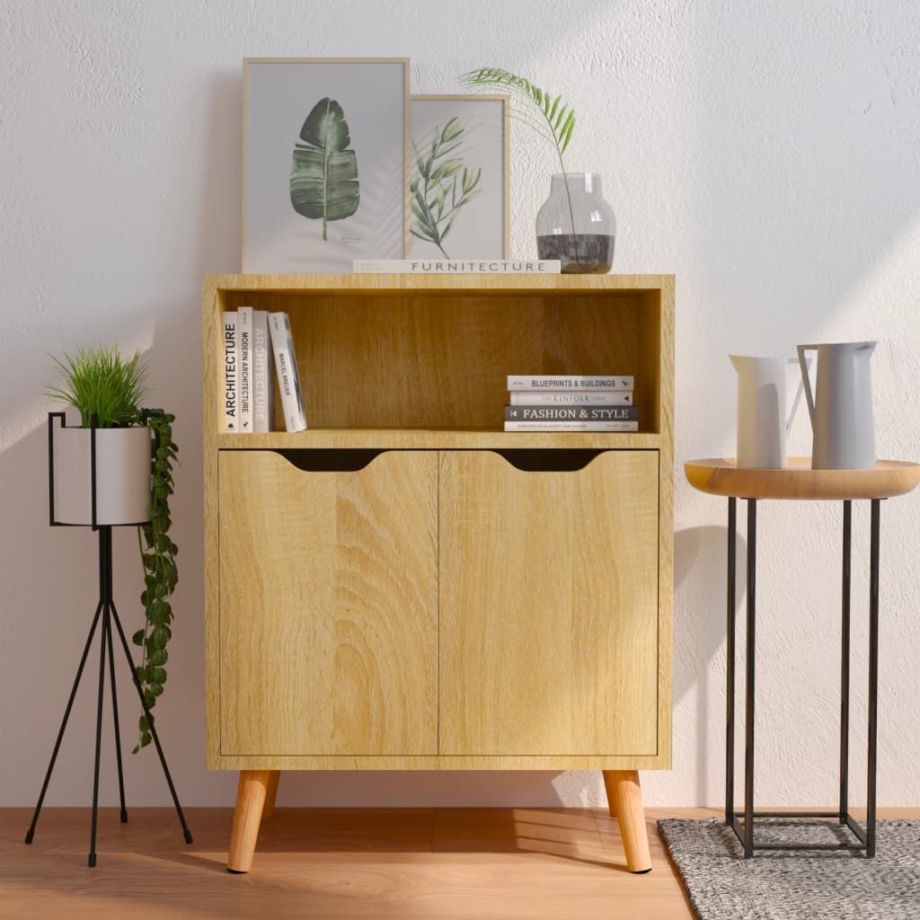 vidaXL Sideboard Weiß 60x30x72 cm Holzwerkstoff