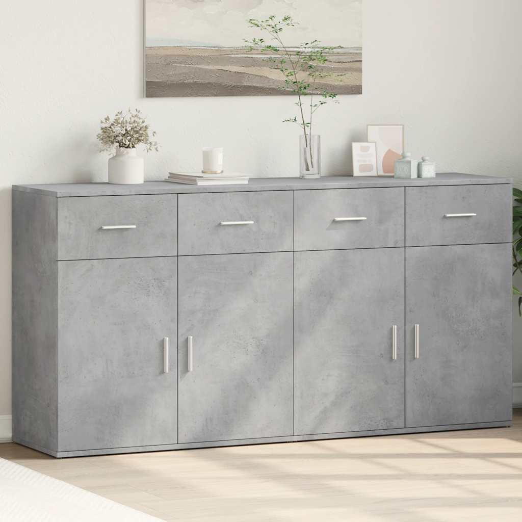 vidaXL Sideboards 2 Stk. Weiß 79x38x80 cm Holzwerkstoff
