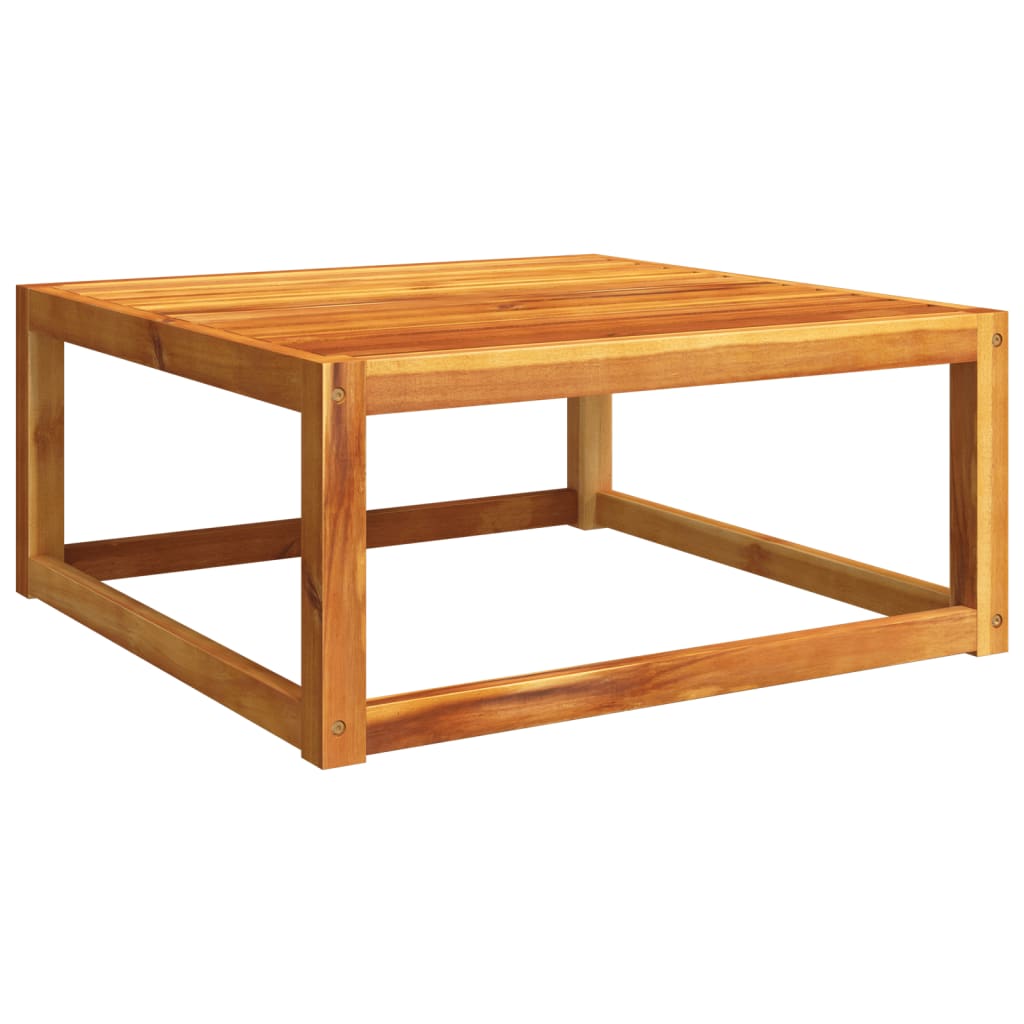 6-tlg. Gartensofa-Set mit Kissen Holz Akazie & Rattan