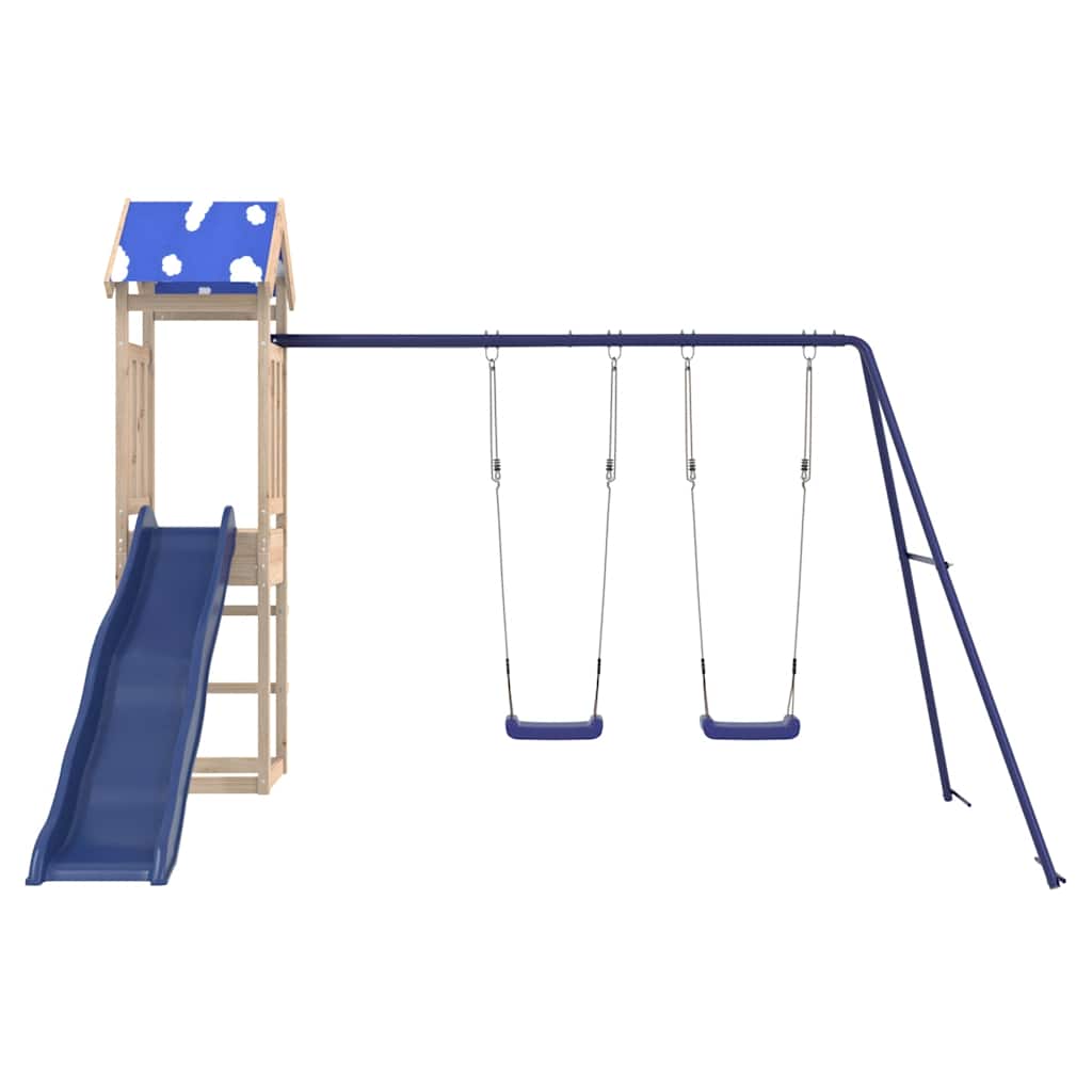 vidaXL Spielturm Massivholz Kiefer