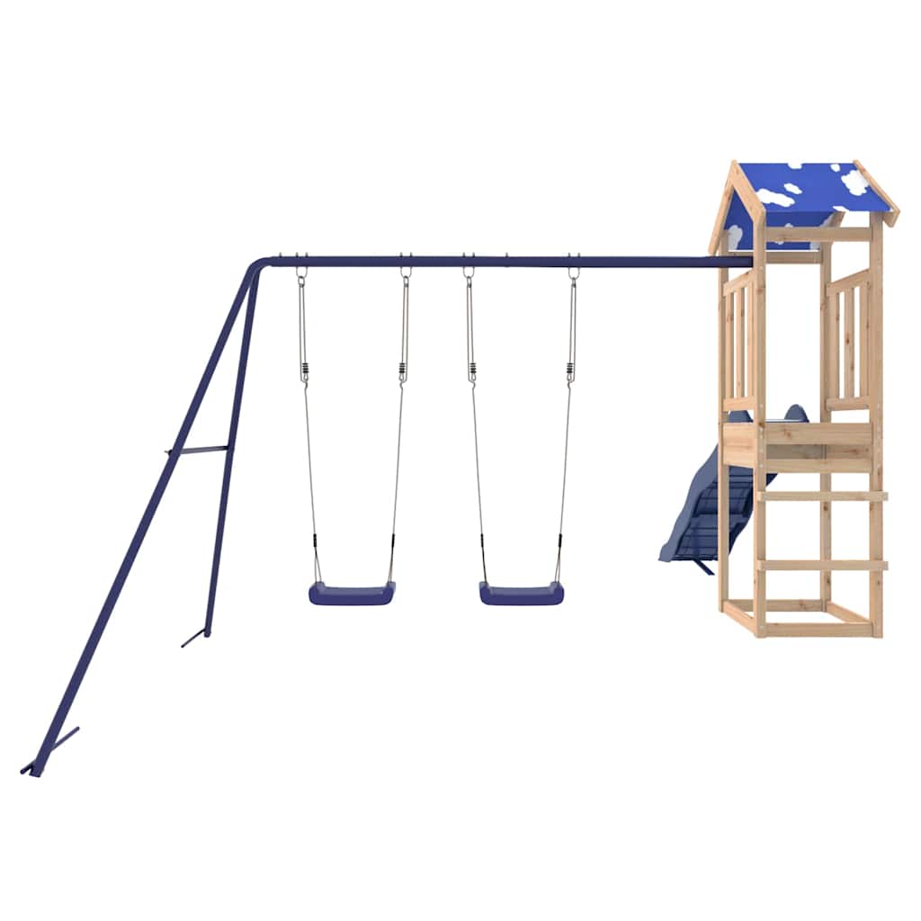 vidaXL Spielturm Massivholz Kiefer