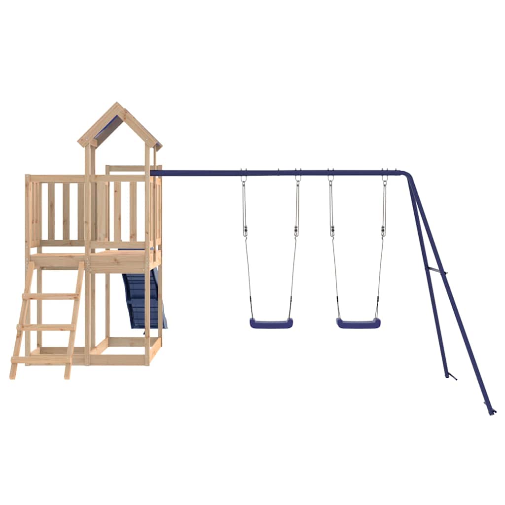 vidaXL Spielturm Massivholz Kiefer