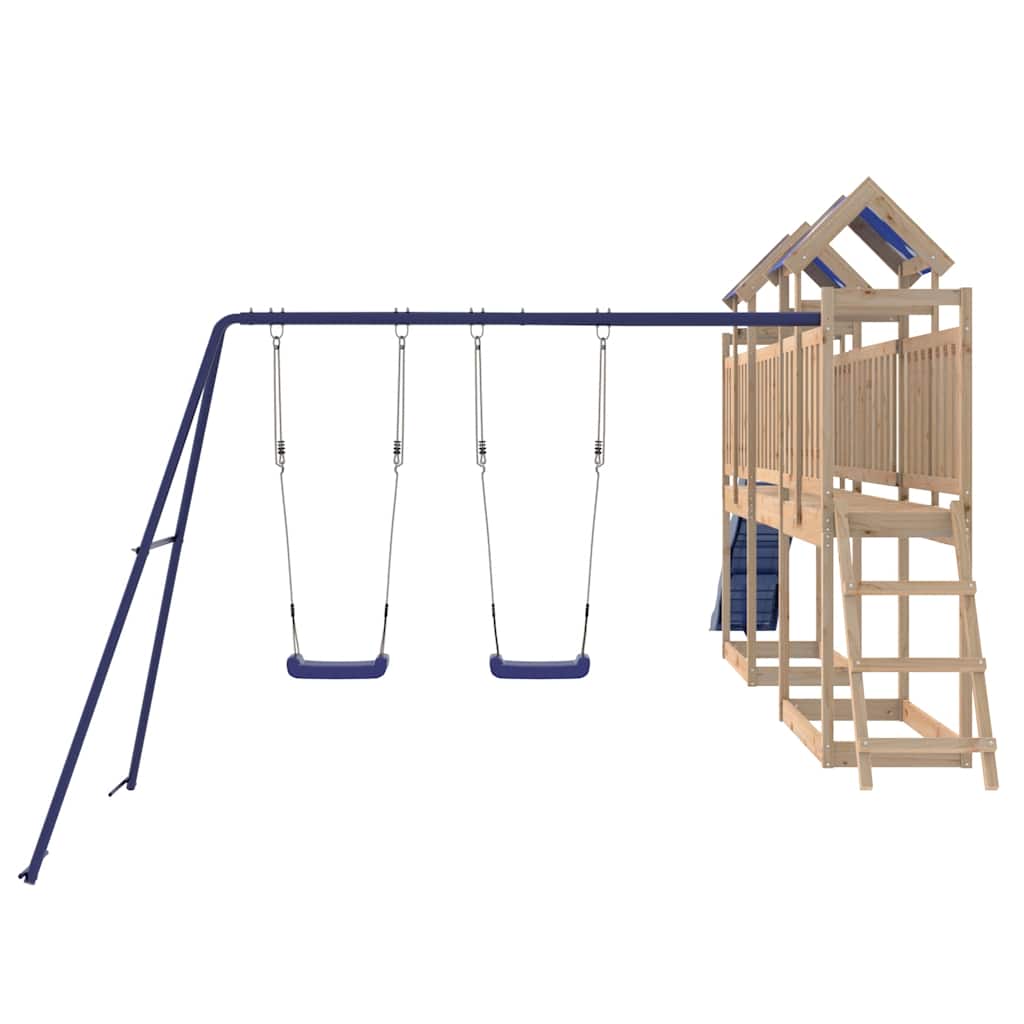 vidaXL Spielturm Massivholz Kiefer
