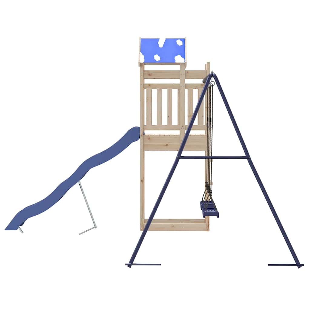 vidaXL Spielturm Massivholz Kiefer