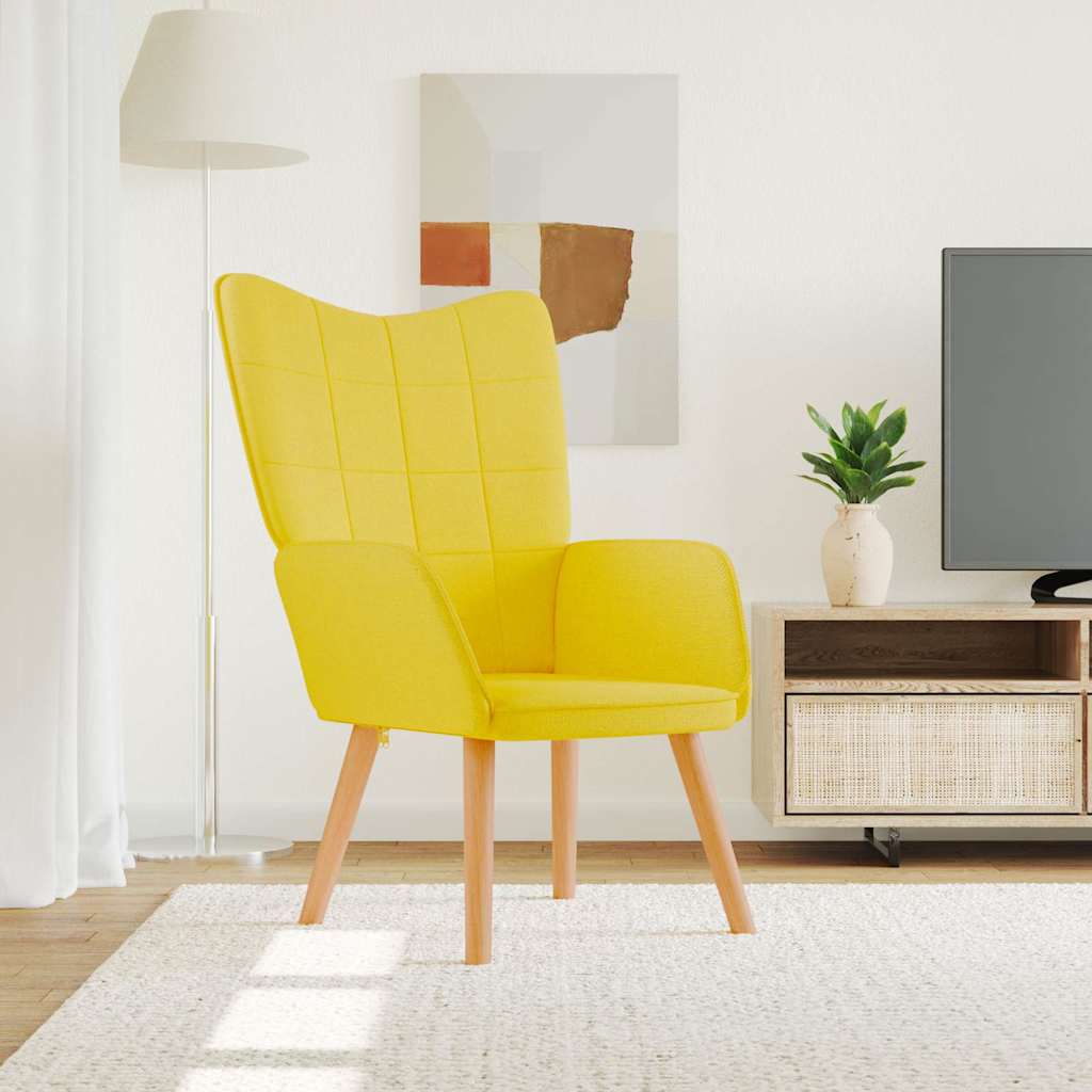 vidaXL Relaxsessel Hellgrau Stoff