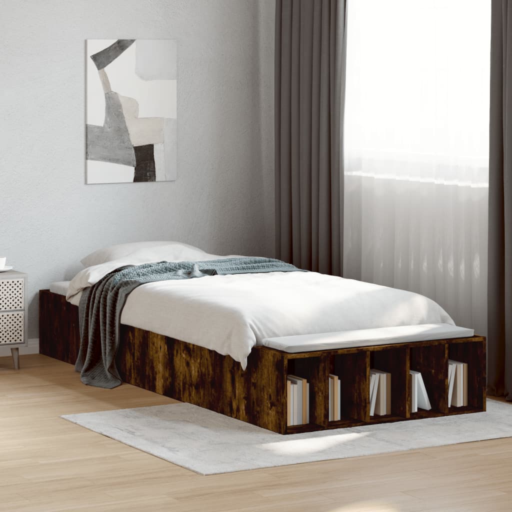 Bettgestell Weiß 200x200 cm Holzwerkstoff