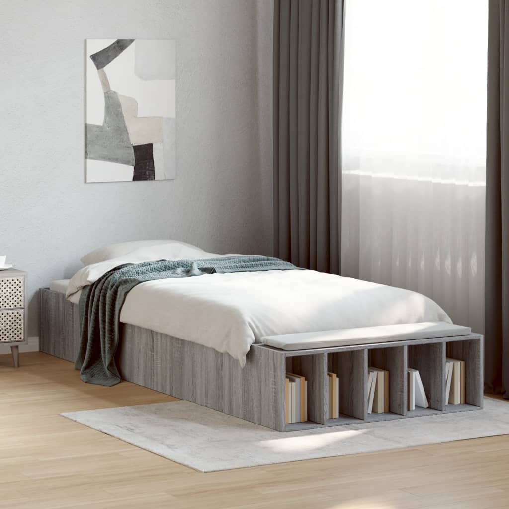 Bettgestell Weiß 200x200 cm Holzwerkstoff