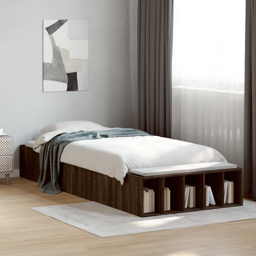 Bettgestell Weiß 200x200 cm Holzwerkstoff