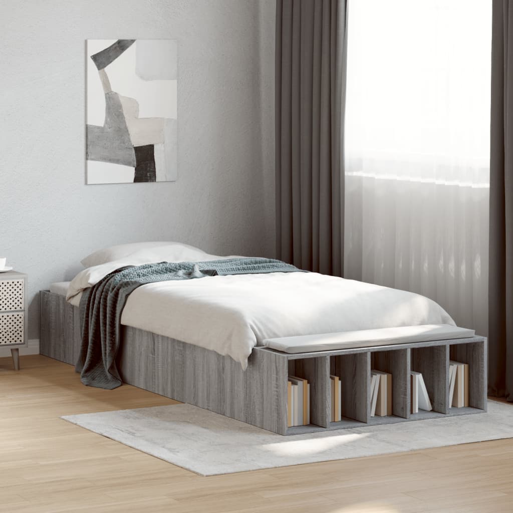 Bettgestell Weiß 200x200 cm Holzwerkstoff