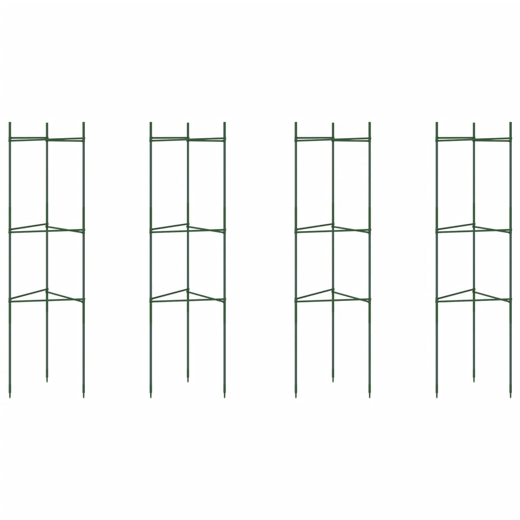 vidaXL Tomatenkäfige 4 Stk. 116 cm Stahl und PP