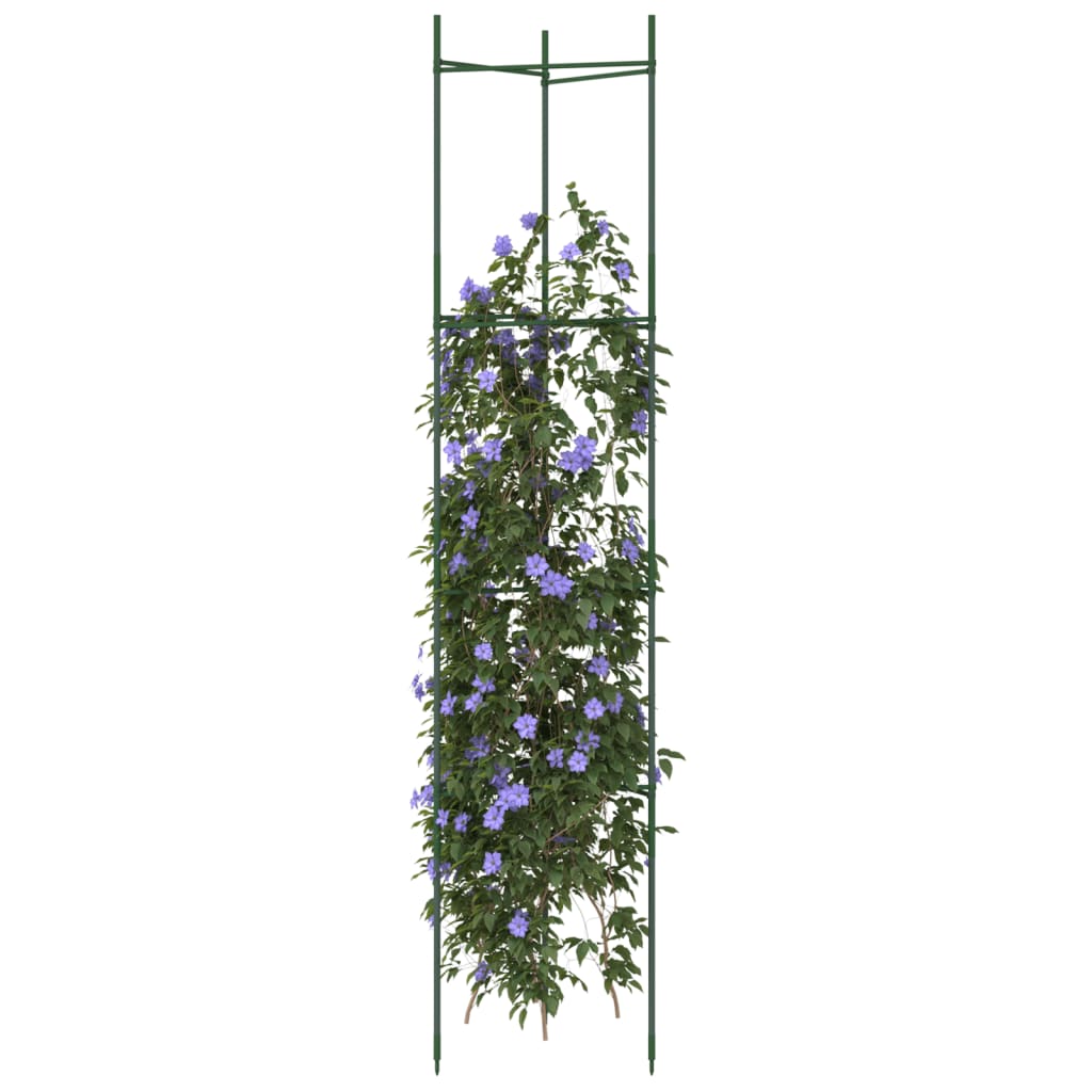 vidaXL Tomatenkäfige 4 Stk. 116 cm Stahl und PP