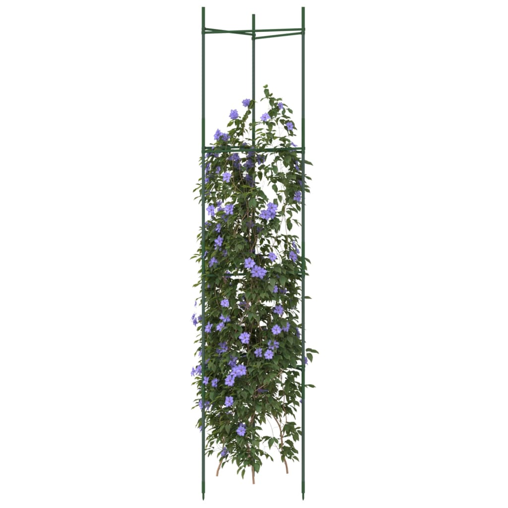 vidaXL Tomatenkäfige 4 Stk. 116 cm Stahl und PP