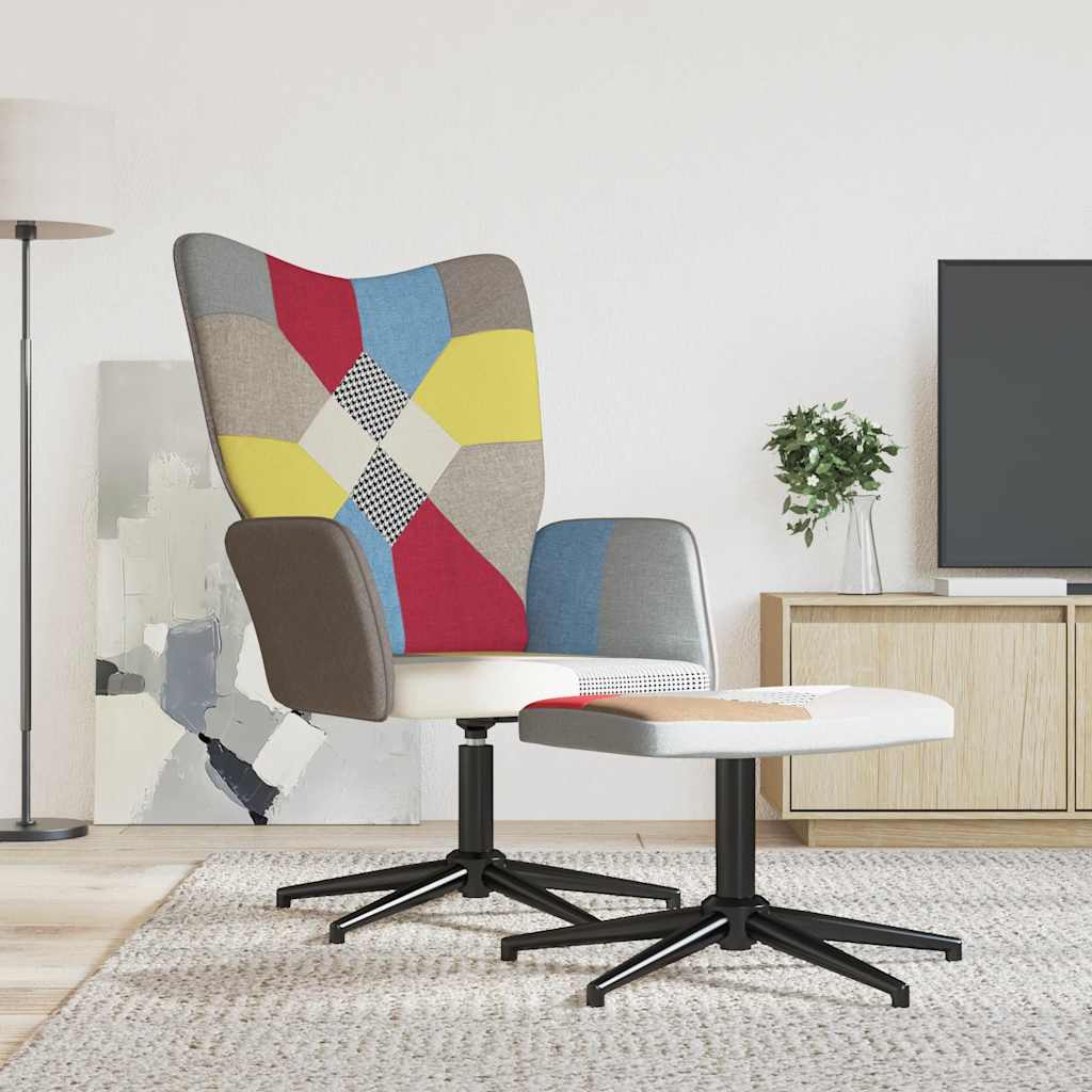 vidaXL Relaxsessel Patchwork Stoff
