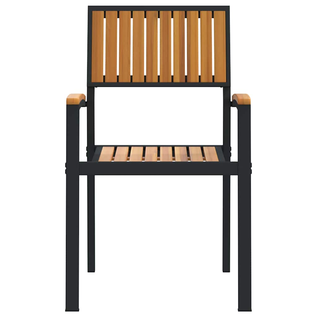 Stapelstuhl 6 pcs Braun 56 x 57 x 87 cm Massivholz Akazie
