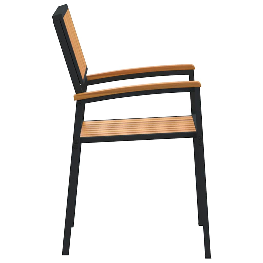 Stapelstuhl 6 pcs Braun 56 x 57 x 87 cm Massivholz Akazie