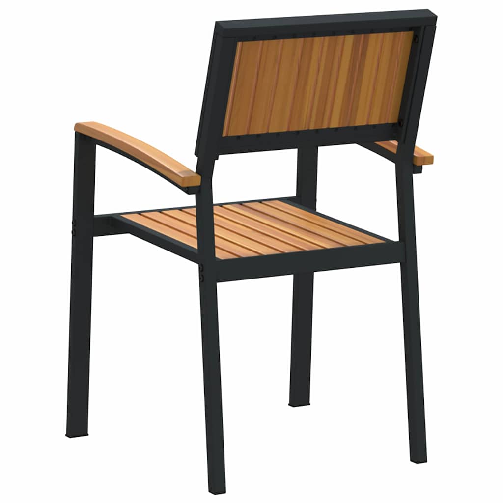 Stapelstuhl 6 pcs Braun 56 x 57 x 87 cm Massivholz Akazie