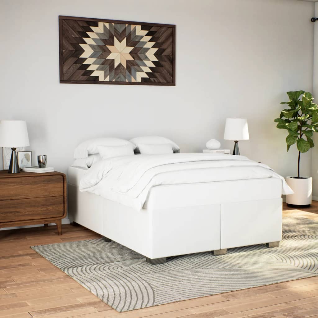 Bettgestell Schwarz 80x200 cm Kunstleder