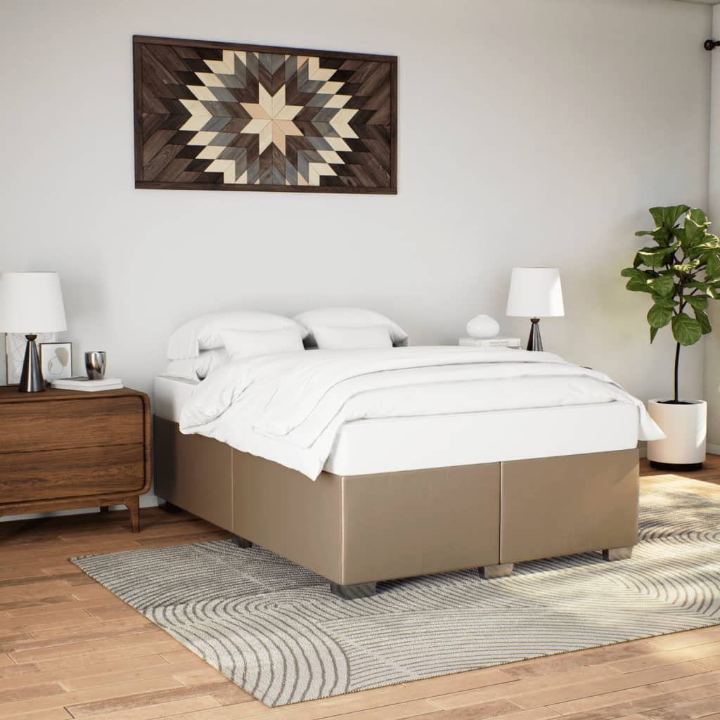 Bettgestell Schwarz 80x200 cm Kunstleder