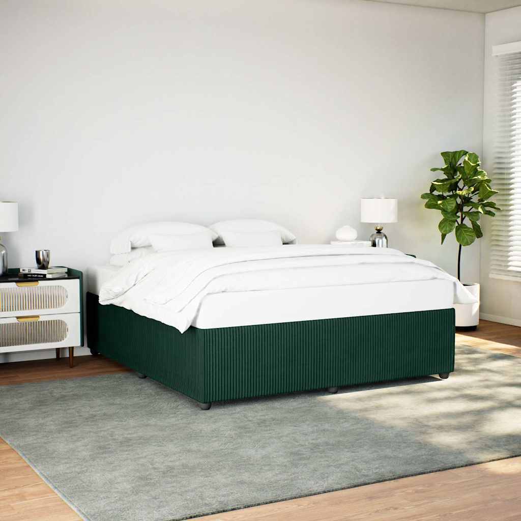 Bettgestell ohne Matratze Dunkelgrau 80x200 cm Samt