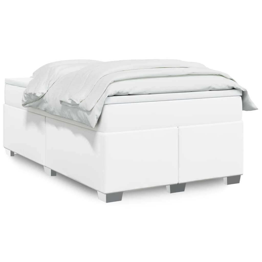 Boxspringbett mit Matratze Schwarz 80x200 cm Kunstleder