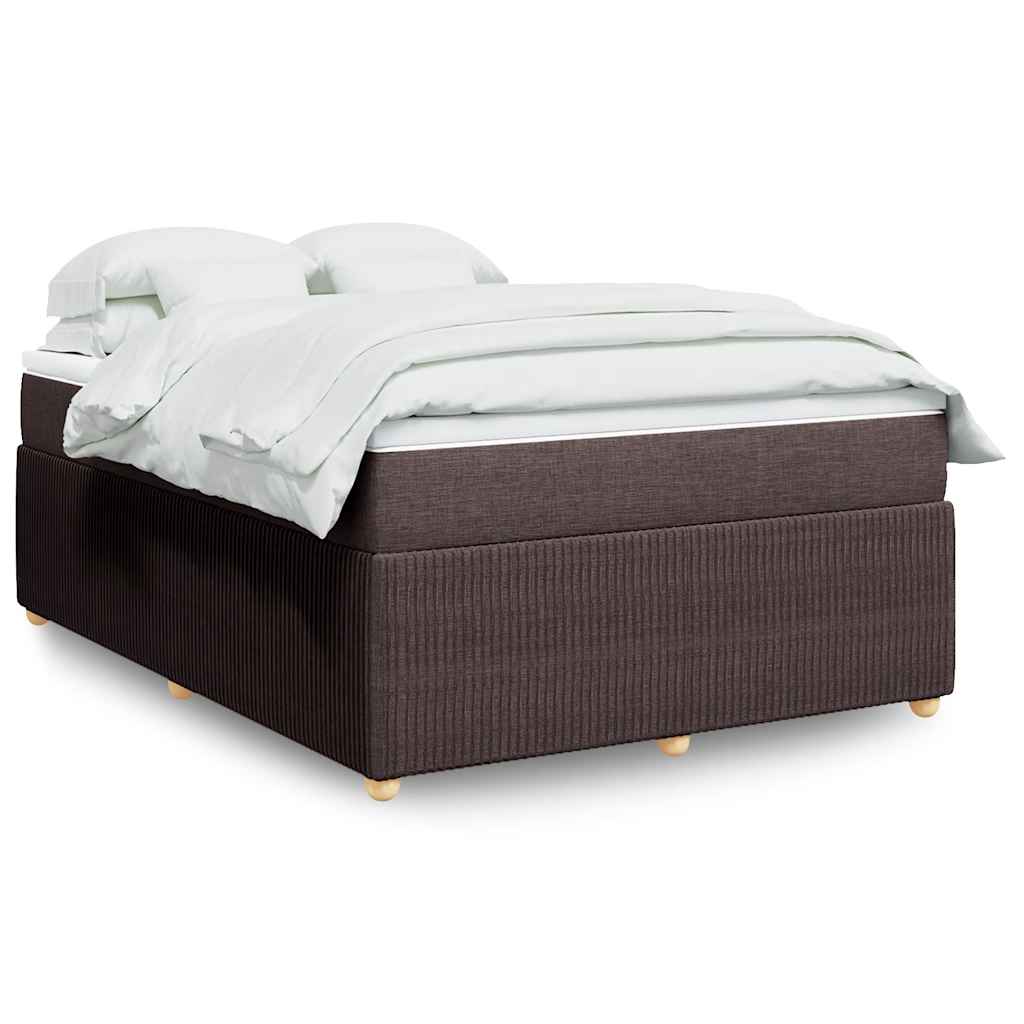Boxspringbett mit Matratze Hellgrau 80x200 cm Stoff