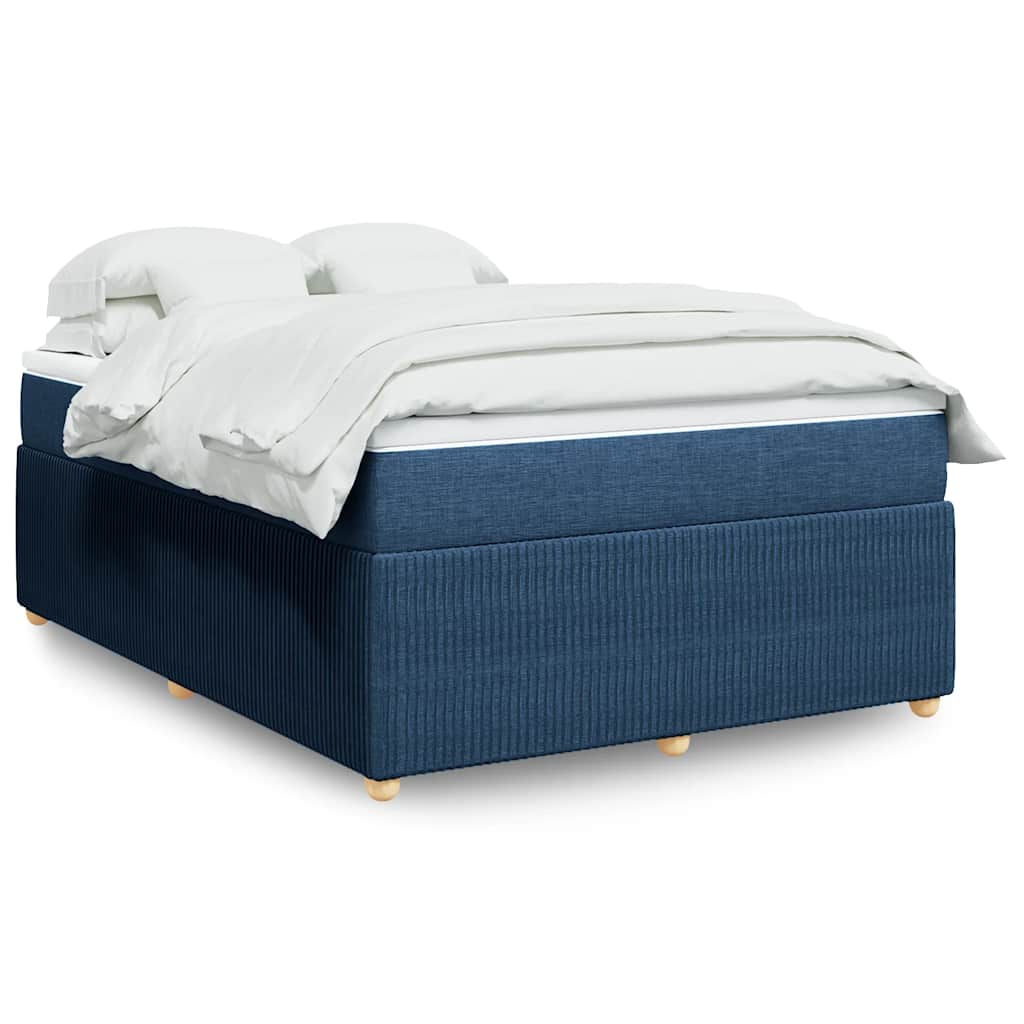 Boxspringbett mit Matratze Hellgrau 80x200 cm Stoff