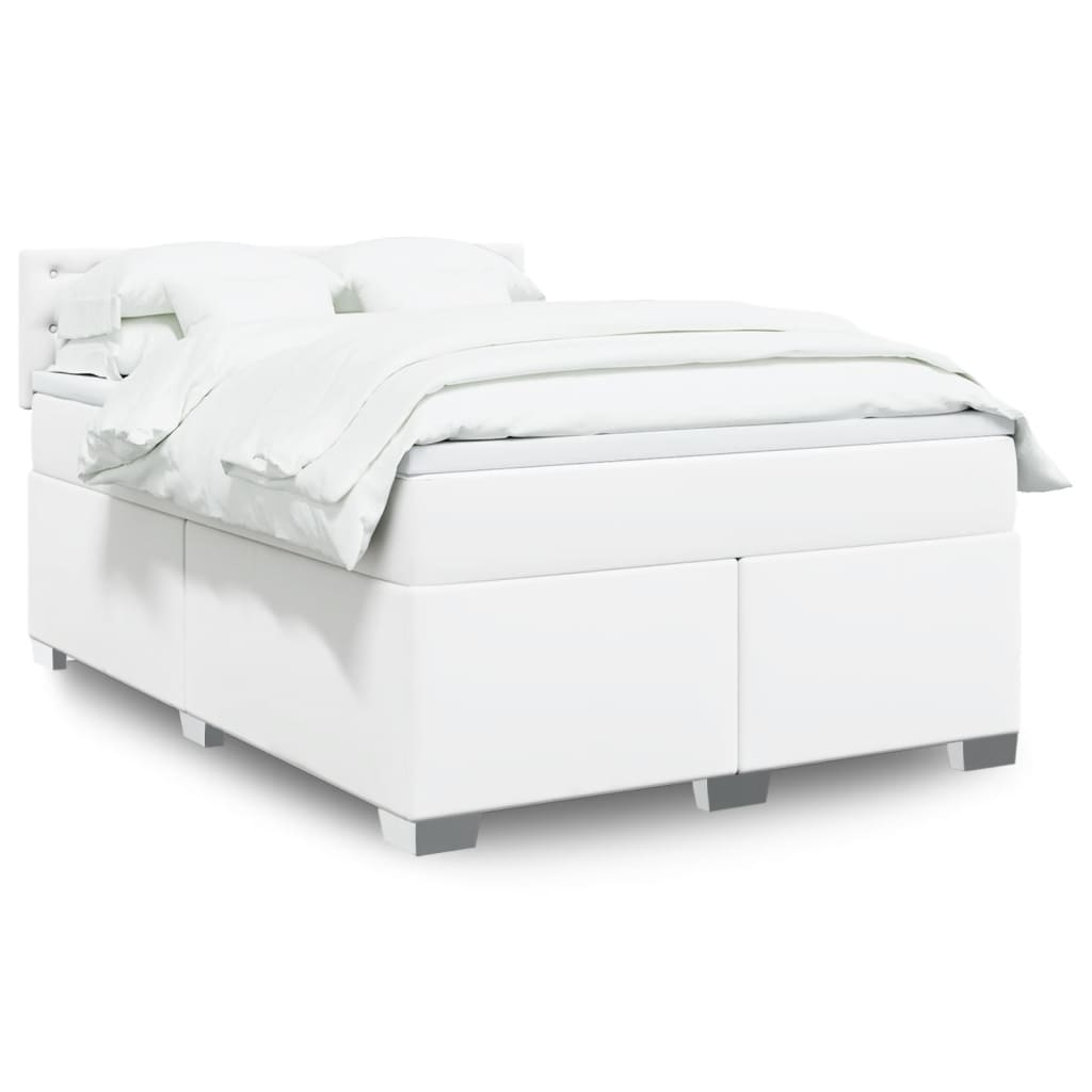 Boxspringbett mit Matratze Schwarz 80x200 cm Kunstleder